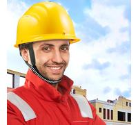 Elmetto con ventola di raffreddamento SustVita con batteria ricaricabile 7000 mAh e faro integrato, un casco di sicurezza industriale con flusso d'aria a 5 velocità per l'edilizia