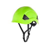 Elmetto Da Lavoro Ergonomico Neon - Elmetto Cantiere ABS Resistente, Regolabile 53-64 cm, EN 397+A1:2012, Campo Visivo Ampio, Sottogola Regolabile, Per Lavoratori e Fai Da Te, 6 Punti Sospensione