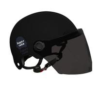 Elmetto da uomo, Elmetto | Berretto a mezza testa portatile per motocicli,Copricapo a faccia aperta, cappelli da ciclismo a mezza faccia con protezione solare vintage per uomini e donne in bicicletta