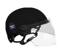 Elmetto da uomo, Elmetto, Mezzo elmetto per copricapo da motociclista, Copricapo aperto, cappelli da ciclismo a mezza faccia, protezione solare per incrociatore, scooter, moto, motocross