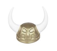 Elmetto da vichingo per adulti con corna per feste a tema antico guerriero romano cappello per costume di Halloween costume medievale costume da vichingo, cappello da soldato medievale, accessorio per