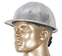 Elmetto di Sicurezza, Elmetto di Sicurezza in Alluminio Elmetto a Tesa Piena Il Rinforzo in Lega di Alluminio sulla Parte Superiore è più Sicuro ed Efficace per prevenire la Foratura