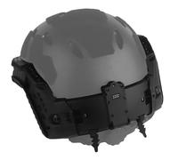 Elmetto High Cut Kit di Aggiornamento Per Guide ARC Guide Avvolgenti Regolabili Per Luci e Segnali Scatola Batteria Supporti di Protezione(Bk)