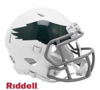 Elmetto Philadelphia Eagles Riddell Replica Mini Speed Style 1969-1973 T/B