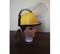 ELMETTO-PROTETTIVO CON VISIERA CASCHETTO PROTEZIONE DPI DA CANTIERE VARI COLORI,