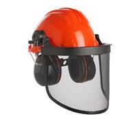 Elmetto protettivo da lavoro con visiera e cuffie integrate Climax 437