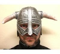 Elmetto Vichingo Costume Nordic Guerriero Skyrim Costume Unisex Donna Uomo