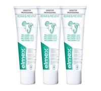 Elmex Dentifricio Antidolorifico Sensitive Professional Repair Prevent Trio 3 x 75 ml - Dentifricio