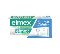 ELMEX - Dentifricio Elmex Sensitive Alito Fresco 0% Coloranti - Denti Sensibili, Gengive Dolorose, Protezione dello smalto - 2 x 75 ml
