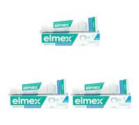 elmex Dentifricio sbiancante Delicato denti sensibili Sensitive 1 Confezione da 225 ml I Con Fluoruro amminico I Denti più bianchi I Rimozione delle macchie I Sbiancamento denti