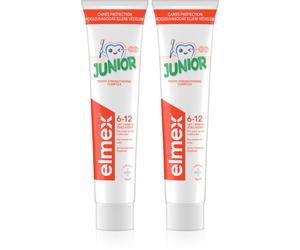 Elmex Junior 6-12 Years dentifricio per bambini 2 x 75 ml