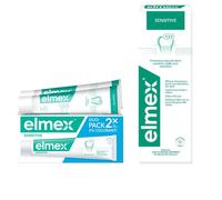Elmex Kit Sensitive Dentifricio Bitubo + Sensitive Plus Collutorio