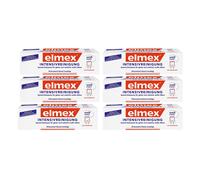 Elmex Pulizia Intensiva Antiplacca Bianco Smalto 50 ml 6 Pezzi