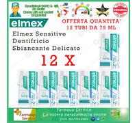 Elmex Sensitive Dentifricio Sbiancante 12 X Offerta Quantità 12 Tubi Da 75 ml