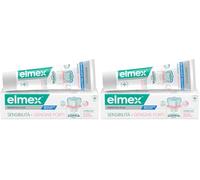 Elmex Sensitive Plus, Dentifricio Sbiancante Delicato, 75 ml (Confezione da 2)