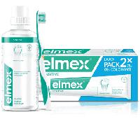 Elmex Sensitive Routine Denti Sensibili Dentifricio + Collutorio + Spazzolino