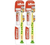 Elmex® Spazzolino educativo Bambini dai 0 ai 3 anni - Morbido 2x1 pz S