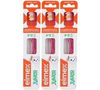 Elmex® Spazzolino Junior 6-12 anni Morbido 3x1 pz Spazzolino da denti