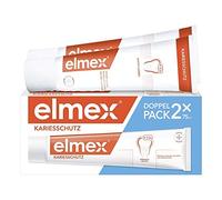 elmex Dentifricio Protezione carie, confezione doppia (2 x 75 ml) - Dentifricio protegge dalla carie e rafforza lo smalto dei denti