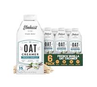 Elmhurst 1925 French Vanilla Oat Creamer - Crema vegetale d'avena alla vaniglia francese - Cremosa e versatile - Perfetta per caffè, tè e frullati - 473 ml
