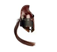 Elmi spartani greci medievali, copricapi spartani, cavalieri medievali, gladiatori, costumi romani spartani