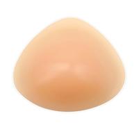 ELMIKA Forma del seno in silicone, protesi mastectomia triangolare per nuoto e sorgenti termali, inserto concavo per potenziare il reggiseno, beige, XXXL