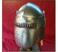 Elmo Bascinet Con Visiera A Faccia Di Maiale Costume Medievale Per Rievocatori