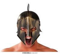 Elmo Cavaliere Spartano Guerriero Halloween Greco Casco Soldato cosplay