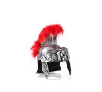 Elmo Centurione Romano Argento Indossabile in Plastica 30 x 29 x 21,5 cm