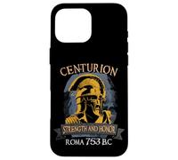 Elmo Centurione Romano Forza Onore Antica Roma 753 AC Custodia per iPhone 16 Pro Max