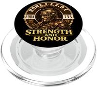 Elmo Centurione Romano Forza Onore Antica Roma 753 AC PopSockets PopGrip per MagSafe