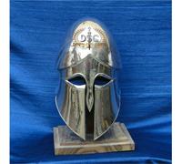 Elmo Corinzio Greco Medievale In Acciaio 18GA Elmo Da Cavaliere X-Mass