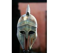 Elmo Corinzio Medievale Da Cavaliere Guerriero Greco In Metallo