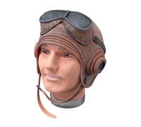 Elmo Da Pilota Classico Biggles Costume Storia Cappello Da Aviatore Film