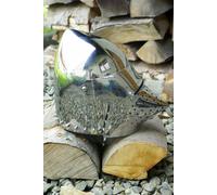 Elmo Decorativo Bascinet Con Faccia Di Maiale In Acciaio Da 18 Gage