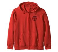 Elmo del terrore di Ouroboros nordico Felpa con Cappuccio