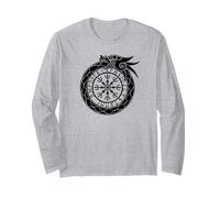 Elmo del terrore di Ouroboros nordico Maglia a Manica