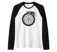 Elmo del terrore di Ouroboros Nordico Maglia con Maniche Raglan
