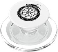 Elmo del terrore di Ouroboros nordico PopSockets PopGrip per MagSafe