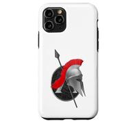 Elmo e scudo da guerriero greco Custodia per iPhone 11 Pro