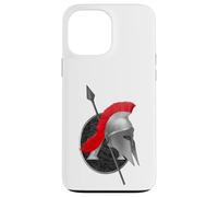 Elmo e scudo da guerriero greco Custodia per iPhone 13 Pro Max