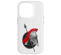 Elmo e scudo da guerriero greco Custodia per iPhone 14 Pro