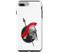 Elmo e scudo da guerriero greco Custodia per iPhone 7 Plus/8 Plus