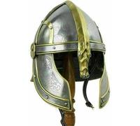 Elmo medievale vichingo elmo di Eomer - Il Signore degli Anelli, elmo del re Theoden, elmo celtico guerriero armatura, costume medievale indossabile casco adulto per Halloween, cosplay, Natale