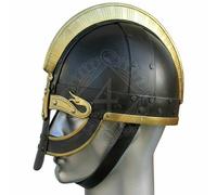 Elmo Normanno In Bronzo Con Nasale Da Vichingo