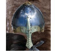 Elmo Normanno In Bronzo Con Nasale Da Vichingo