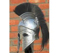 Elmo Romano Corinzio Greco Medievale Costume Di Halloween Con Piuma Nera