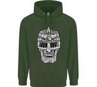 Elmo Skull Medievale Fantasy Cavaliere Bambini Hoodie