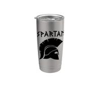 Elmo spartano greco Bicchiere termico in acciaio inox doppia parete