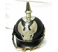 Elmo Tedesco Elmo Cuirassier Prussiano - Ottone Massiccio E Acciaio WW1